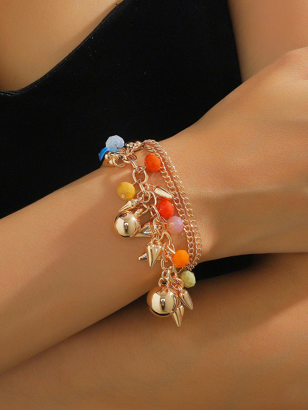 Bracelet superposé à chaîne