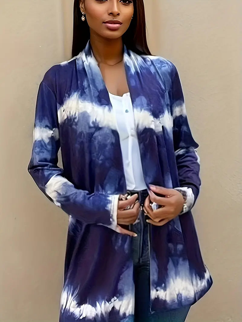 Cardigan Batik époustouflant avec devant ouvert pour femmes