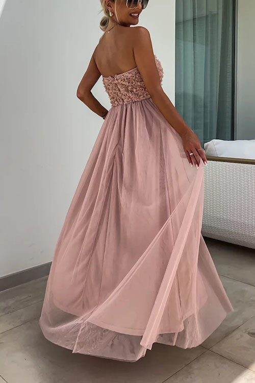 Ari - Robe maxi tendance avec fente