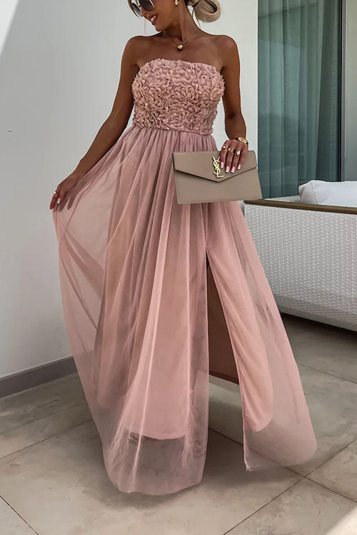 Ari - Robe maxi tendance avec fente