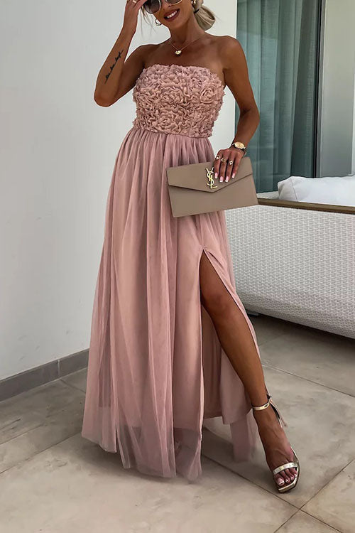 Ari - Robe maxi tendance avec fente