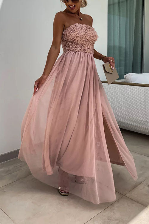 Ari - Robe maxi tendance avec fente