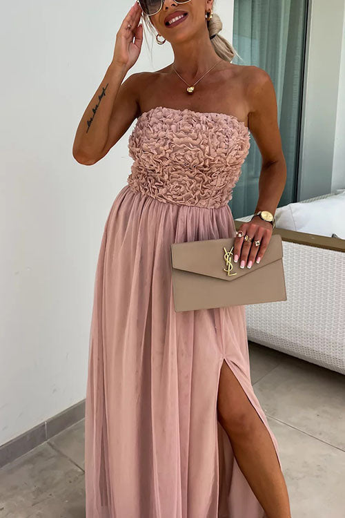 Ari - Robe maxi tendance avec fente