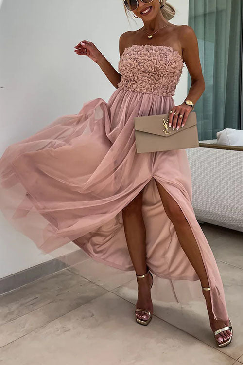 Ari - Robe maxi tendance avec fente