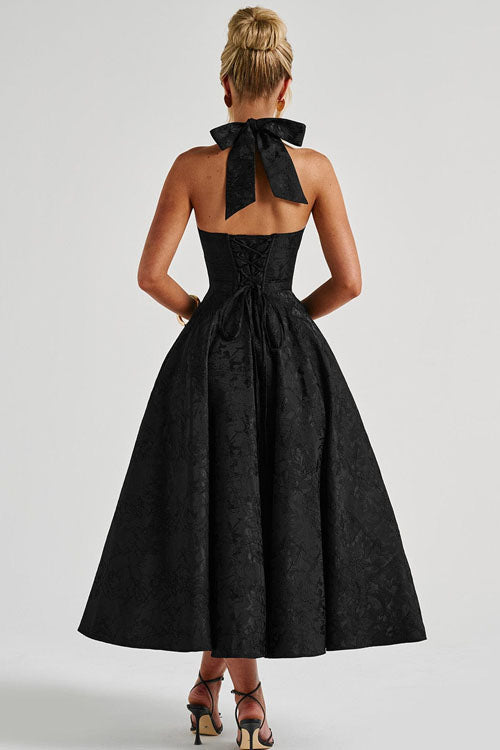 Lena | Robe élégante en A pour femme invitée de mariage