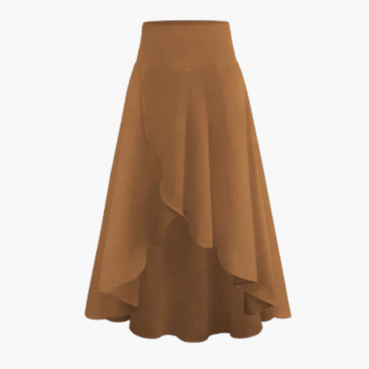 Jupe plissée femme - Jupe midi élégante avec design plissé