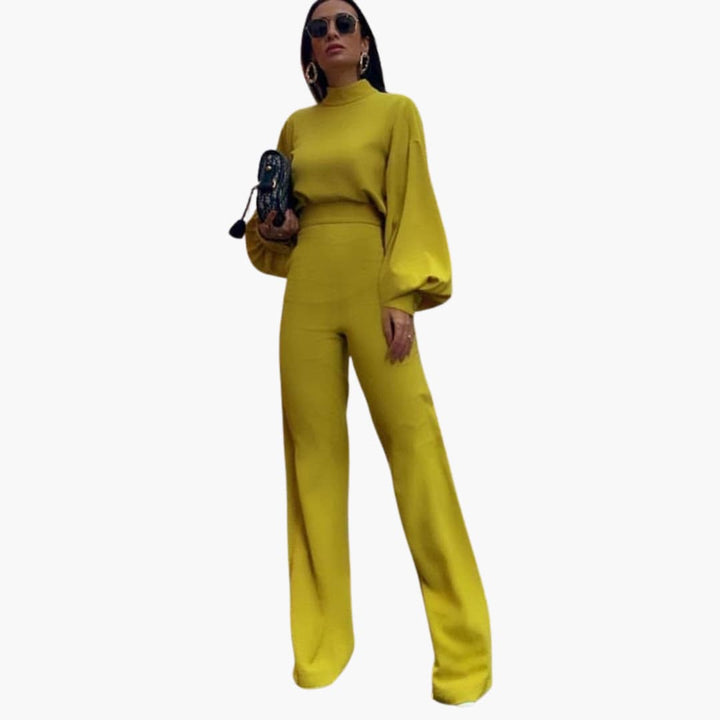 Combinaison élégante pour femmes - Style confortable avec col montant