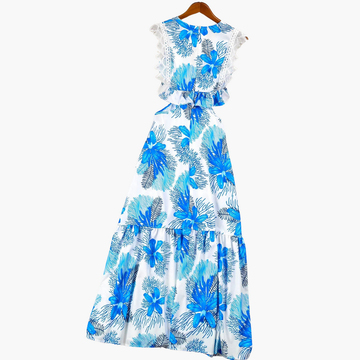 Robe Maxi en Dentelle Tendance - Robe de Soirée Élégante pour Femmes