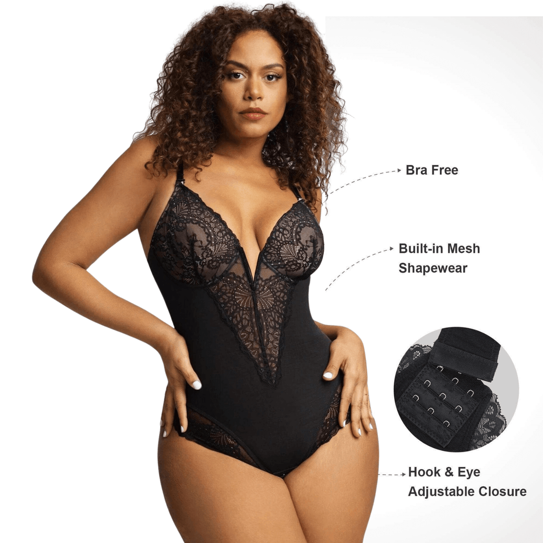 Allurace 2.0 - Body élégant avec décolleté en V profond