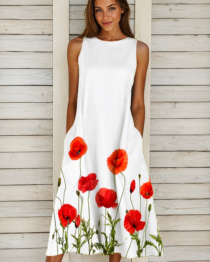 Denique - Robe midi inspirée vintage