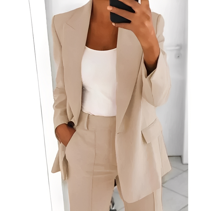 Alexes - Costume pour femmes avec blazer et pantalon