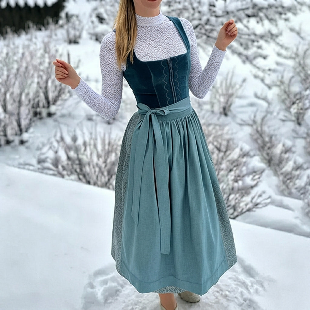 Muriel - Dirndl élégant et classique (doublure non incluse)