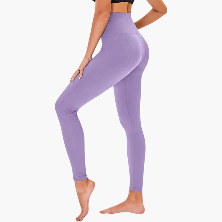 Leggings pour femmes avec motif léopard et taille haute en matière extensible