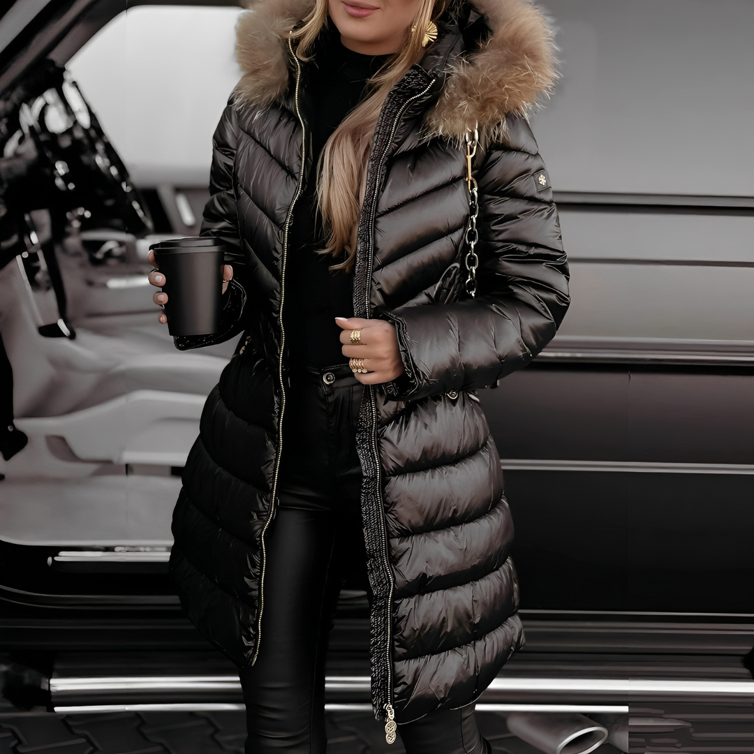 Caroline - Manteau pour femmes avec col