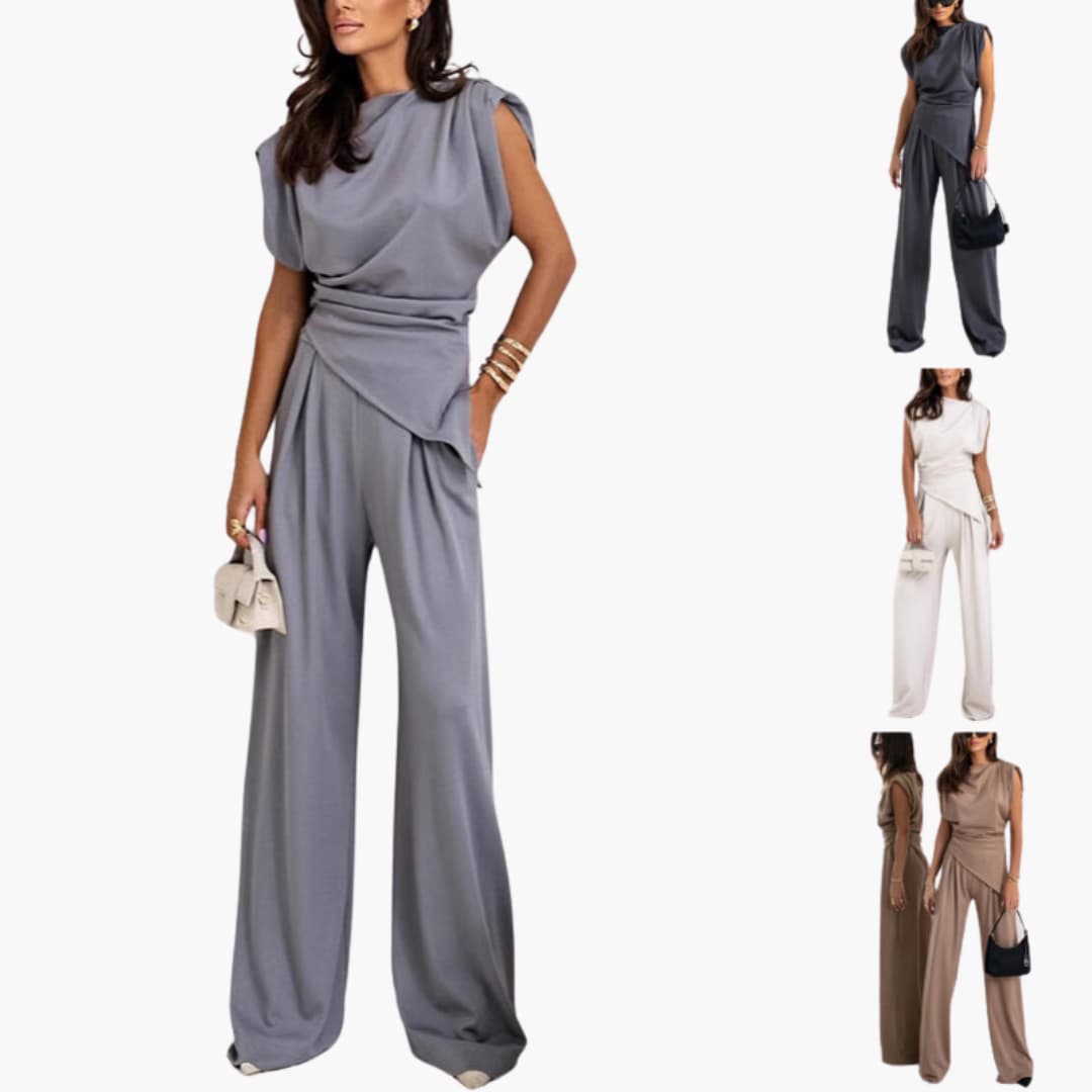 Ensemble femme - Costume élégant avec jambes larges