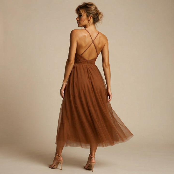 Cynthia - Robe midi élégante et chic