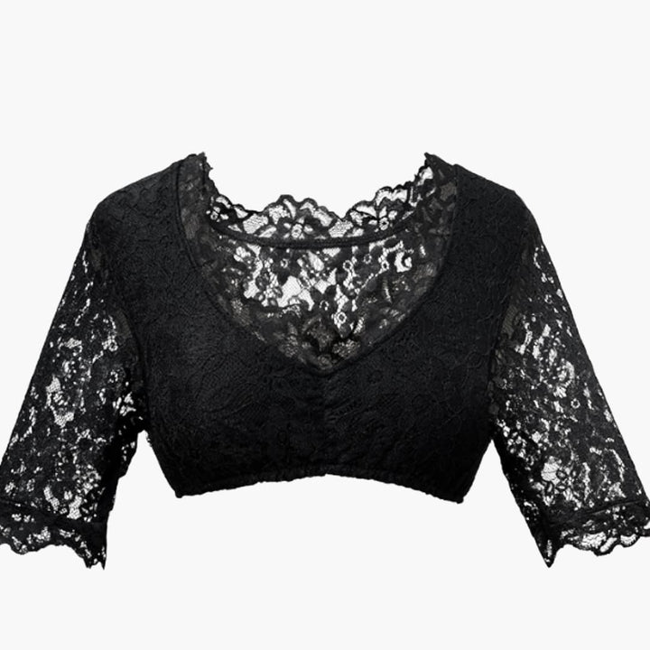 Blouse Dirndl avec dentelle pour femmes - Oktoberfest 2025