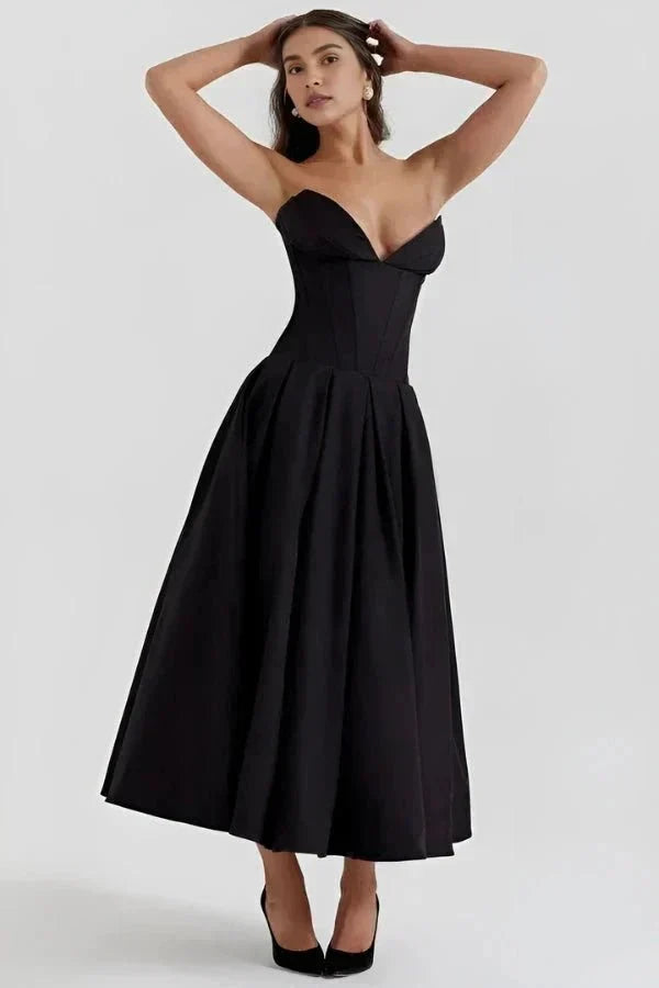 Larissa | Robe Midi Corset Femme pour Occasions Spéciales – Corset Midi Élégant 2026