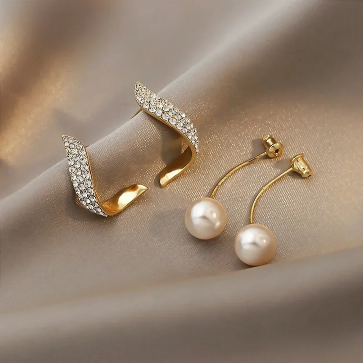 Wibke – Boucles d'oreilles en arc de perles