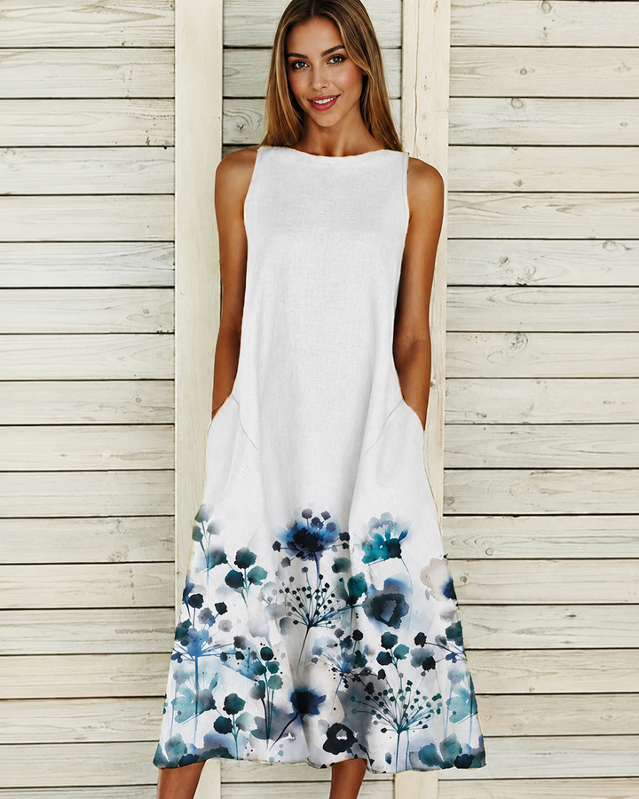 Denique - Robe midi inspirée vintage