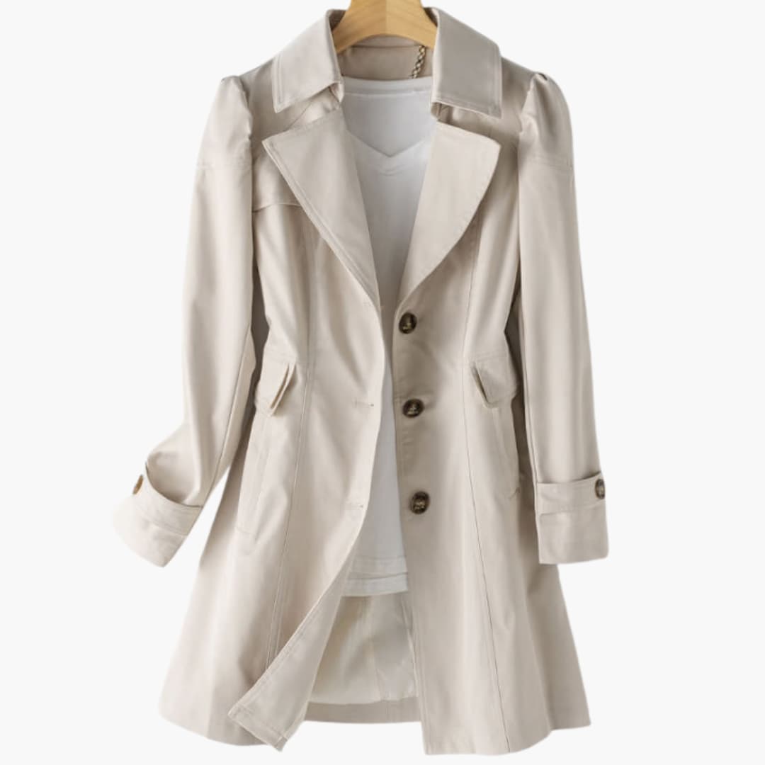 Trench-coat à capuche pour femmes