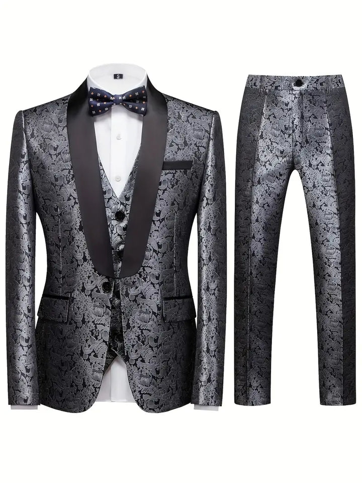 Ensemble 3 pièces élégant pour hommes | Costume invité de mariage