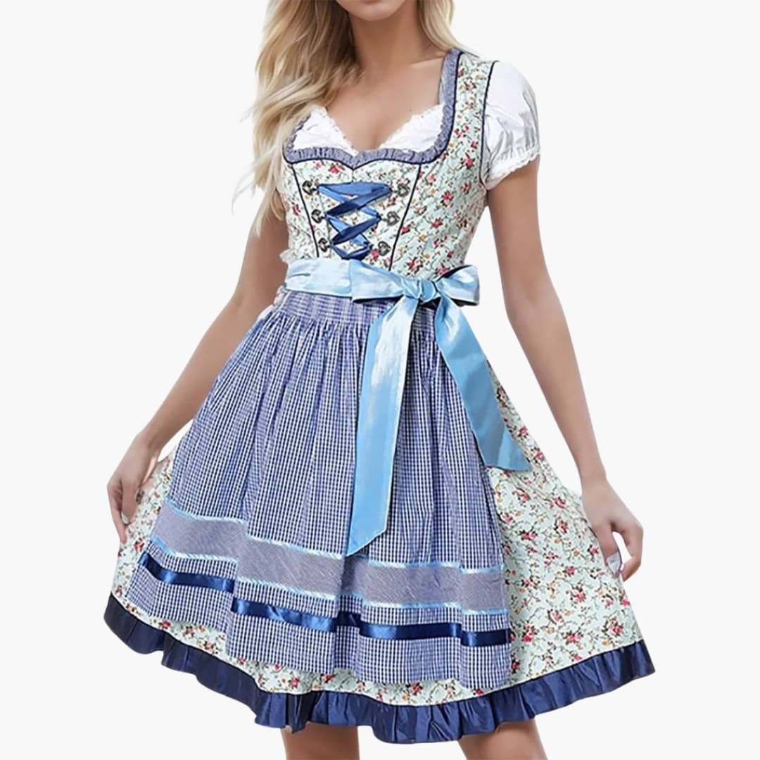 Robe dirndl classique pour femmes - Oktoberfest 2025