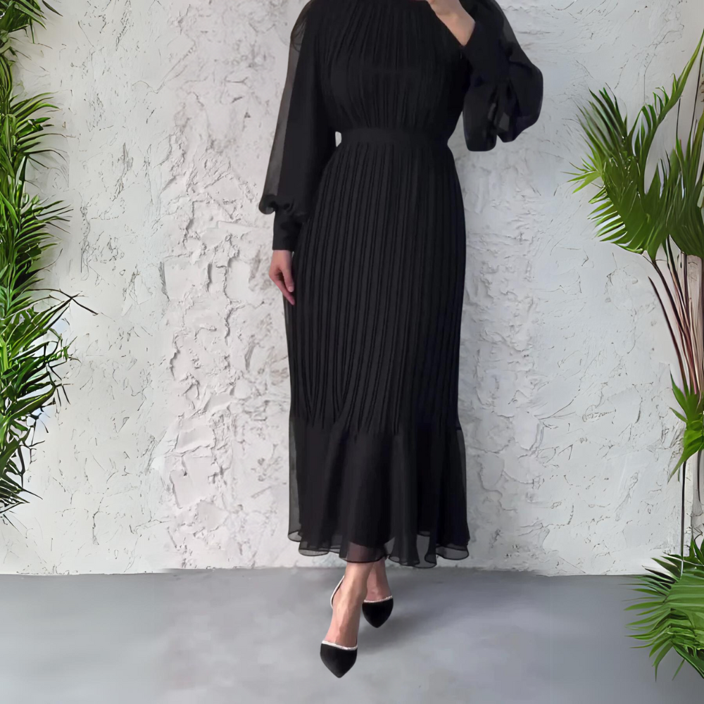 Cami - Robe de soirée élégante pour l'automne avec des accents en tricot