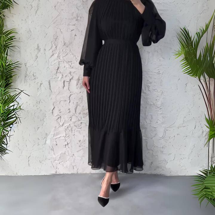 Cami - Robe de soirée élégante pour l'automne avec des accents en tricot