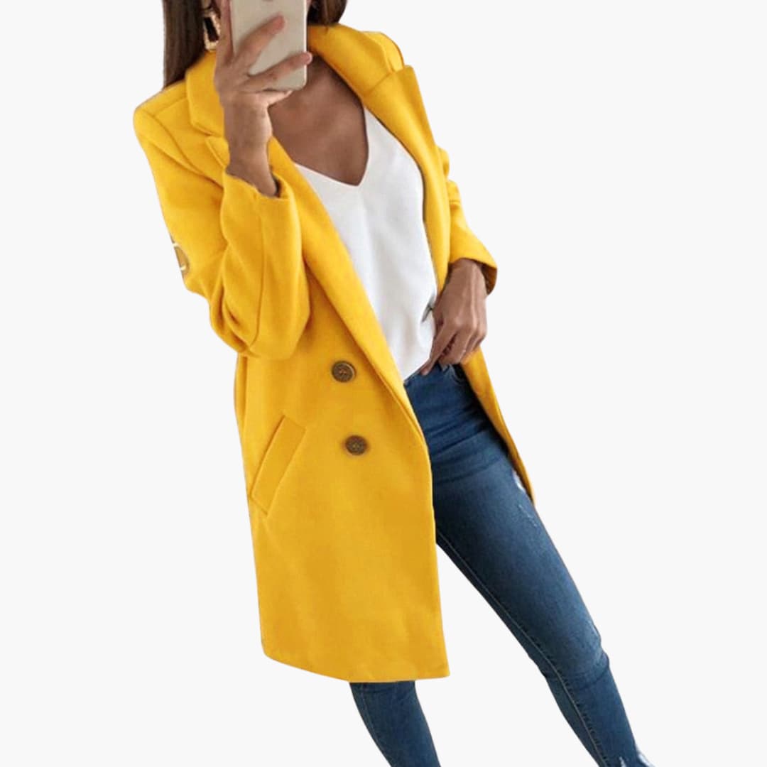 Manteau à fermeture éclair pour femmes