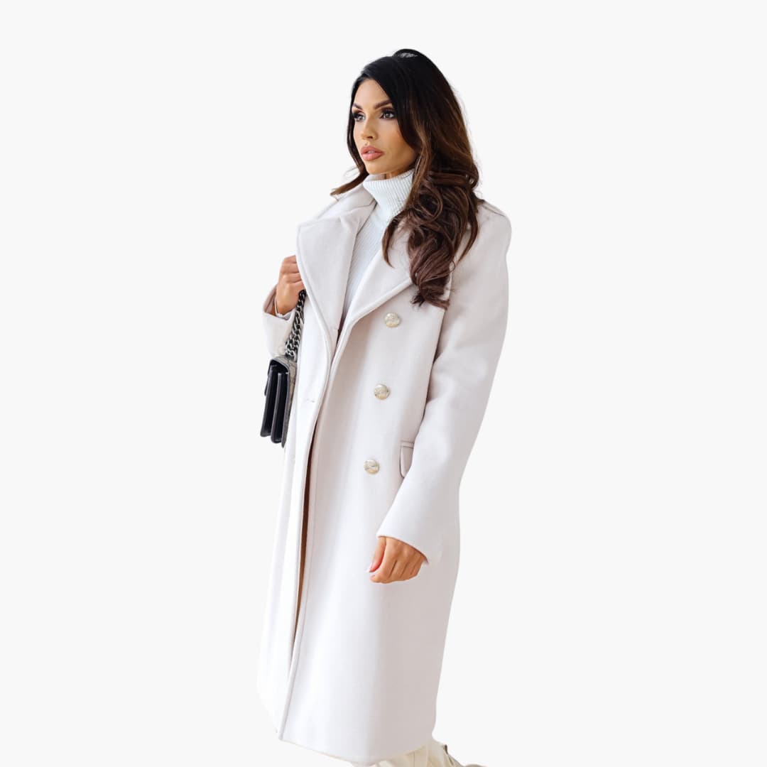 Trench-coat à col revers pour femmes