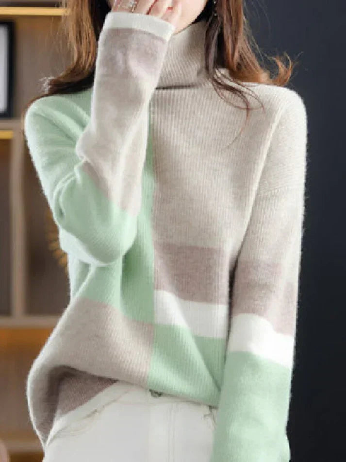 Riley - pull à col roulé classique pour femmes