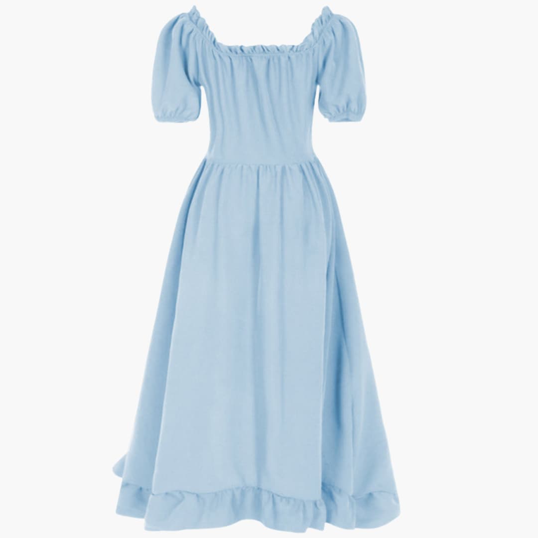 Robe Dirndl Oktoberfest 2025 avec volants pour femmes