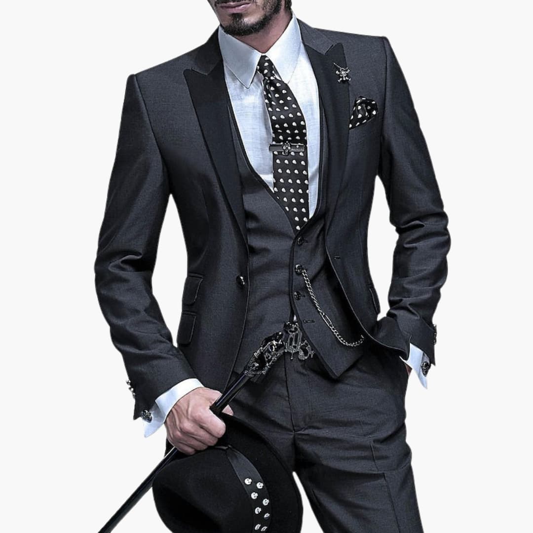 Costume classique pour invité de mariage - pour hommes dans un style luxueux