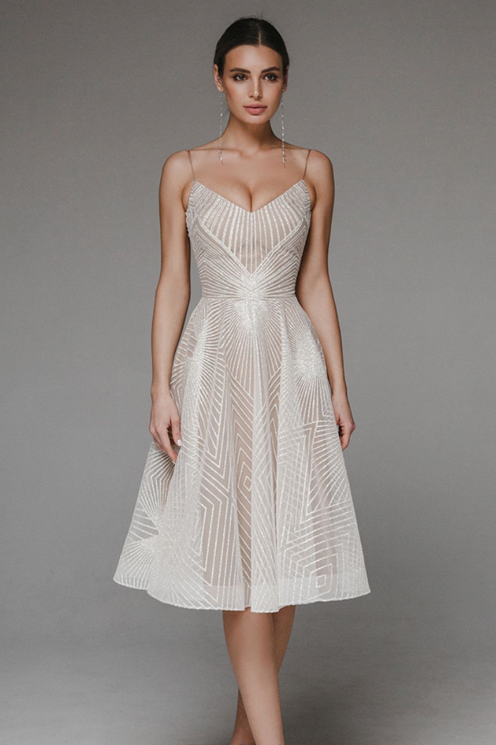 Thalassa - Robe de soirée élégante en maxi longueur avec paillettes