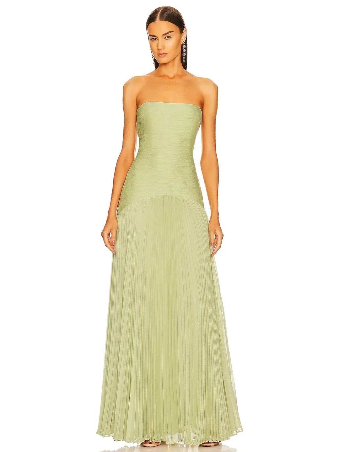 Zynella - Robe maxi sans manches avec taille basse