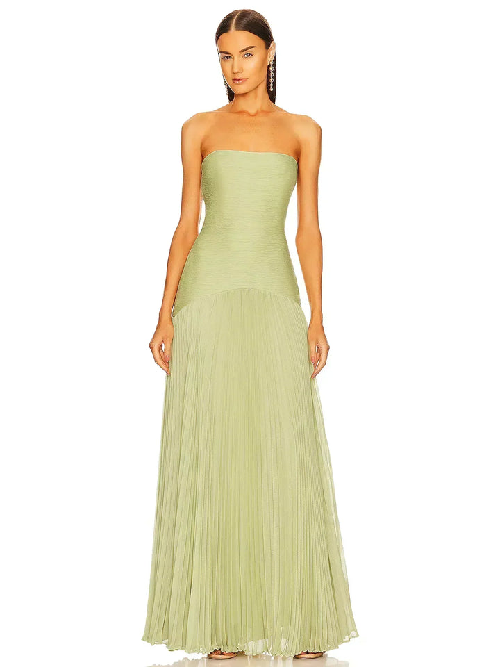 Zynella - Robe maxi sans manches avec taille basse