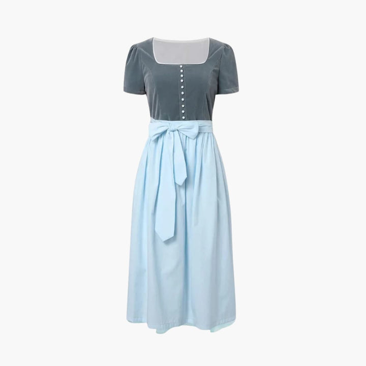 Robe Dirndl Festive Brodée pour Femmes - Oktoberfest 2025