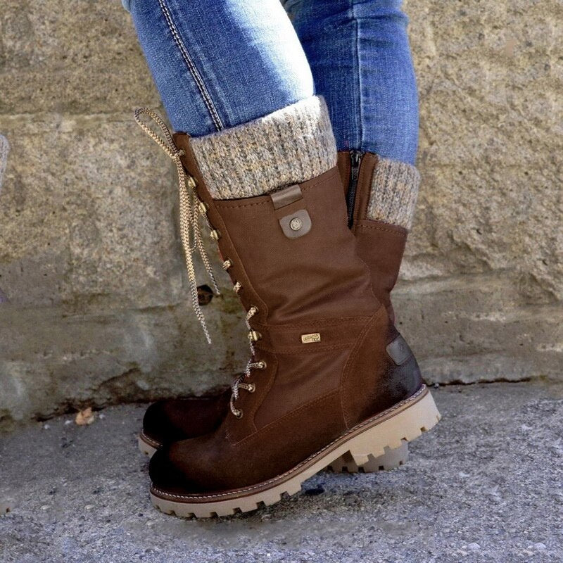 Bottes anti-dérapantes élégantes, confortables et durables pour femmes