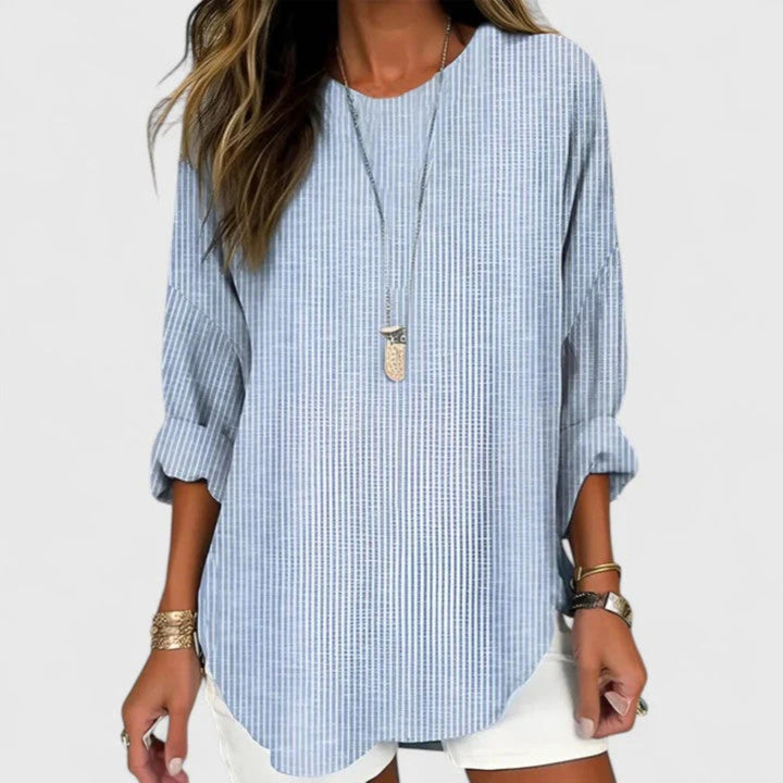 Natascha | Blouse à Rayures pour Femmes, Coupe Légère