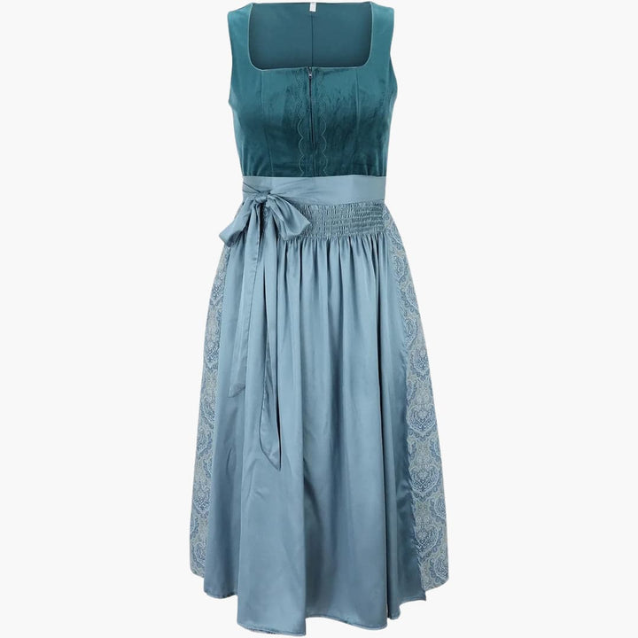 Robe Dirndl avec lacets pour femmes - Oktoberfest 2025
