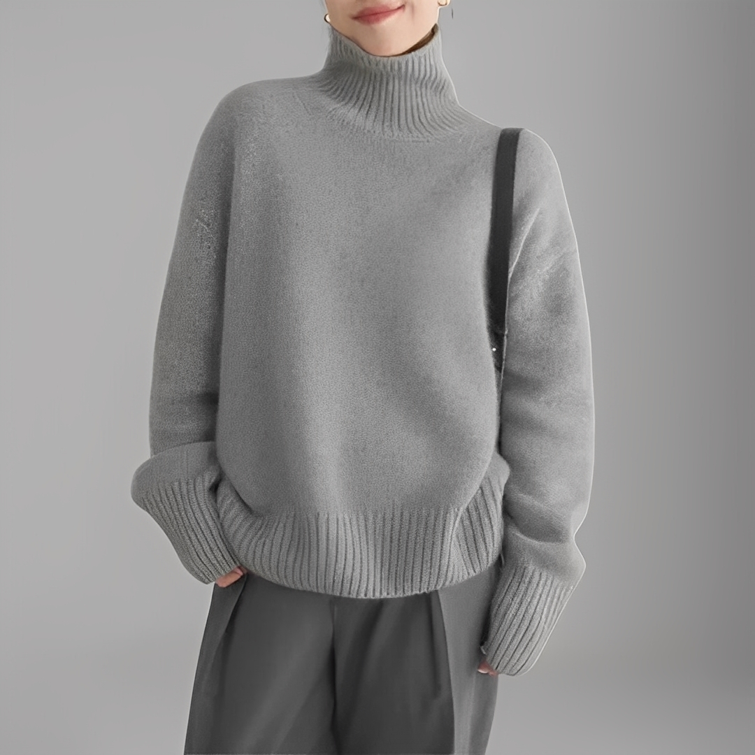Anaise - Pull à col roulé pour femmes au style élégant