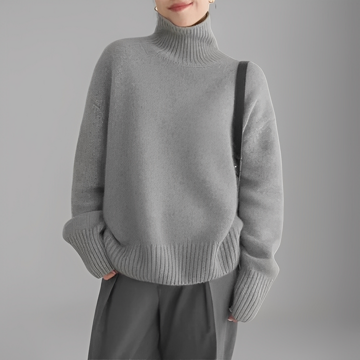 Anaise - Pull à col roulé pour femmes au style élégant