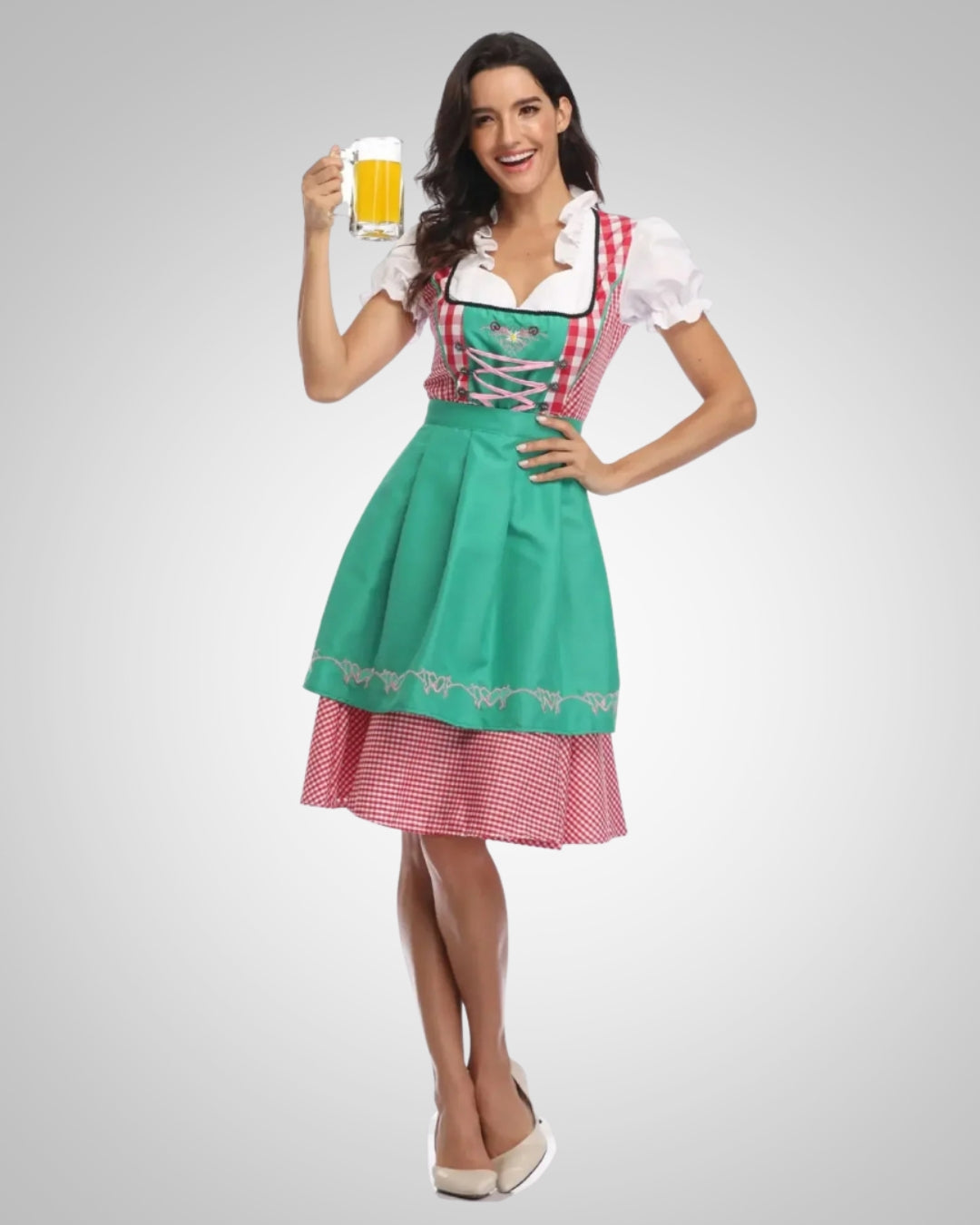 Greta | Robe Dirndl Midi intemporelle pour femmes