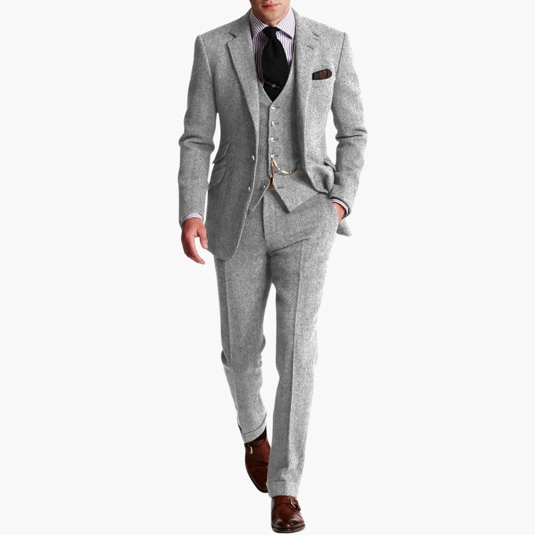 Costume de invité de mariage - style élégant pour hommes avec gilet