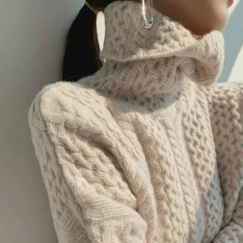 Pull pour femmes douillet | Col roulé