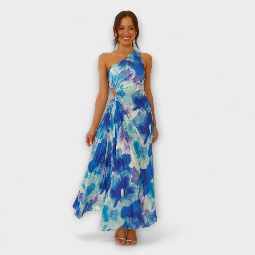 Sienna - Robe maxi élégante avec découpes