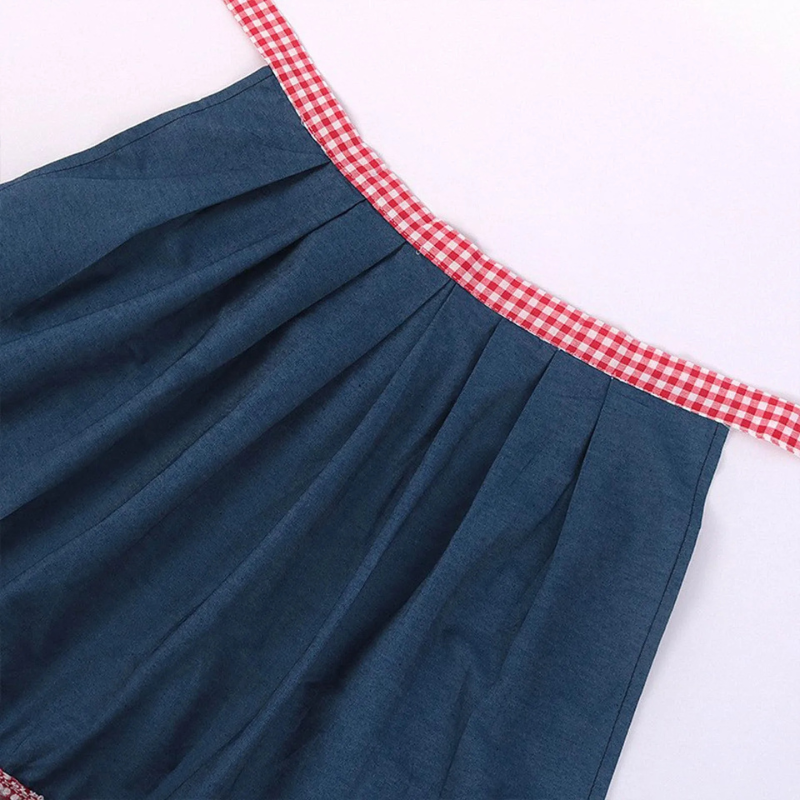 Robe Dirndl Classique Bleue pour Femmes Oktoberfest