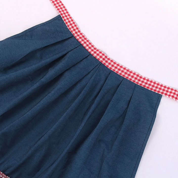 Robe Dirndl Classique Bleue pour Femmes Oktoberfest