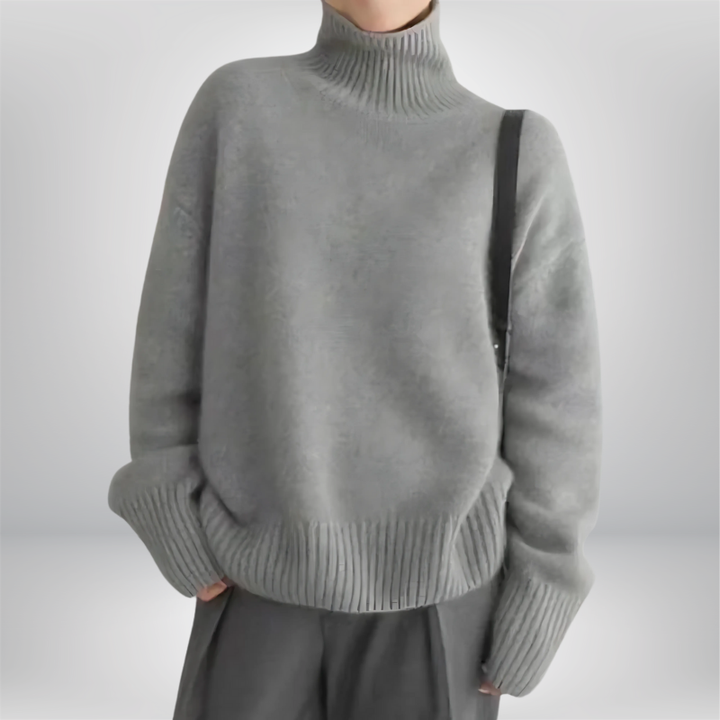 Pull Femme Col Roulé Doux | Élégant & Chaud